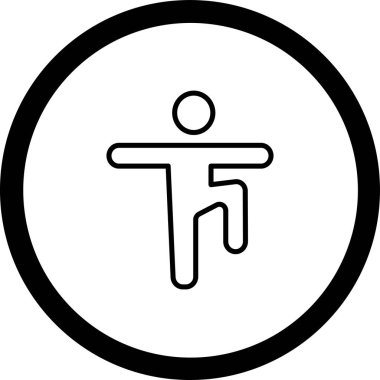 İnsan simgesinin vektör illüstrasyonu