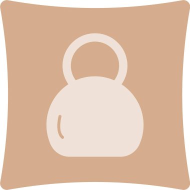 Çanta. Web simgesi basit illüstrasyon