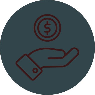 Sikke Simgesi vektör illüstrasyonu