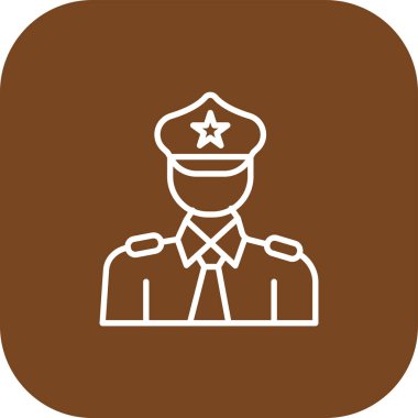 Polis simge vektör çizim