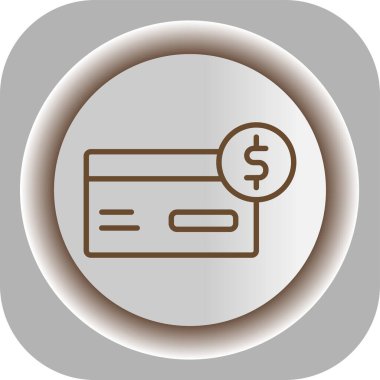 eşsiz para vektör çizgisi simgesi