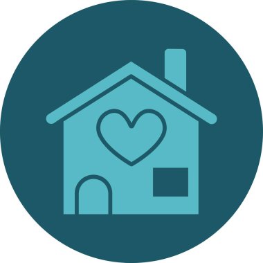 Sığınma Ağı simgesi, vektör illüstrasyonu