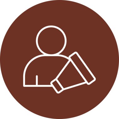 İnsan simgesinin vektör illüstrasyonu