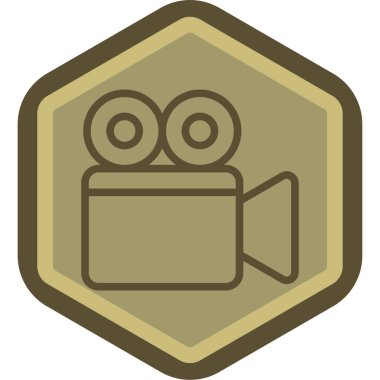 kamera simgesi vektör illüstrasyonu