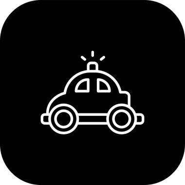 araba simgesi, vektör illüstrasyonu