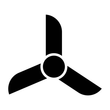 fan vektör düz simgesi