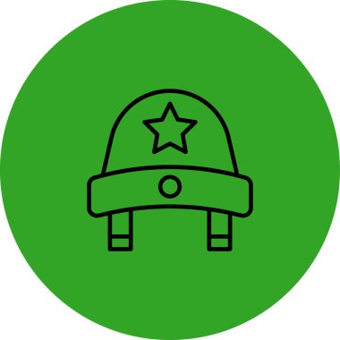 Moda tarzında izole edilmiş polis simgesi