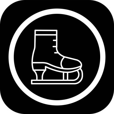 Bir bot simgesinin vektör illüstrasyonu