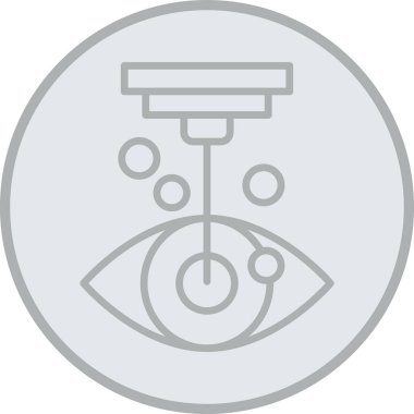 Göz simgesi, vektör illüstrasyonu