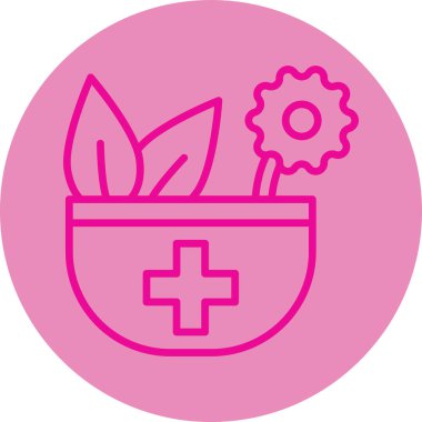 bitki simgesi vektör illüstrasyonu