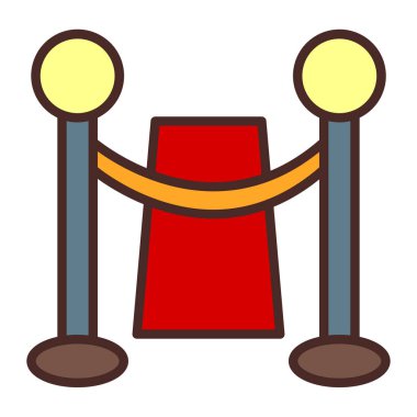 Kırmızı ve beyaz arkaplanın vektör çizimi