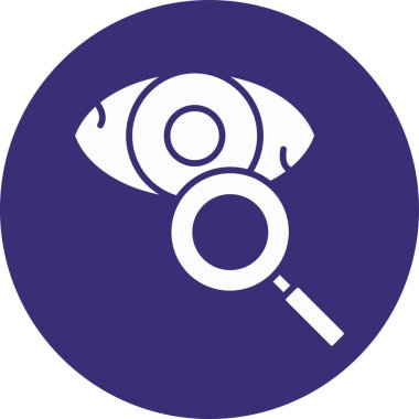 Göz simgesi vektör illüstrasyonu