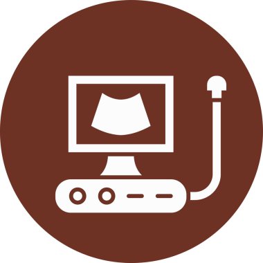 Dizüstü bilgisayar simgesi vektör çizimi