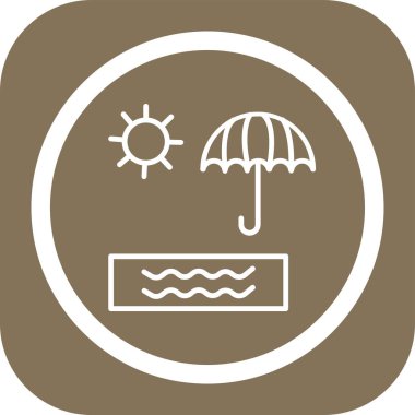 Modern simgenin vektör illüstrasyonu