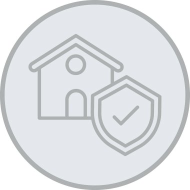 ev simgesi vektör illüstrasyonu