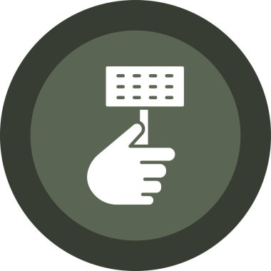 Modern b 'nin vektör illüstrasyonunda termometrenin eksik simgesi