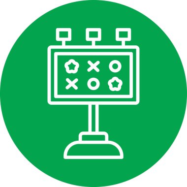 vektör lcd simgesi illüstrasyonu