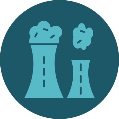 vektör nükleer güç simgesi