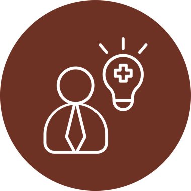 İnsan simgesinin vektör illüstrasyonu