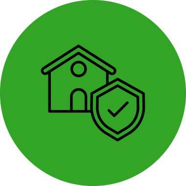 ev simgesi vektör illüstrasyonu