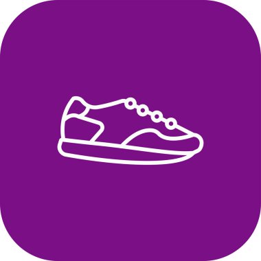 Ayakkabı simgesi, vektör çizimi