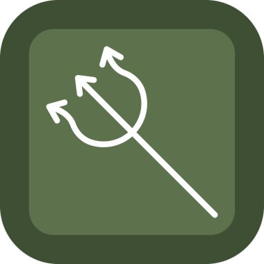 ok simgesi, vektör illüstrasyonu