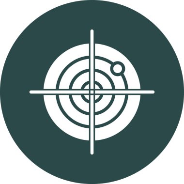 Hedefin vektör illüstrasyonu