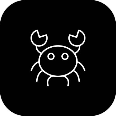 Şirin bir cadılar bayramı simgesinin vektör çizimi