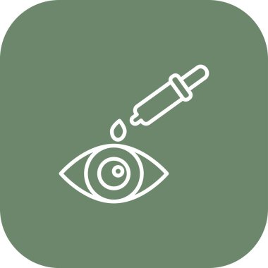 Göz simgesinin vektör illüstrasyonu