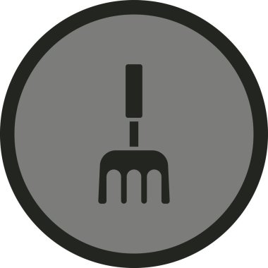 Bir çiftlik simgesinin vektör illüstrasyonu