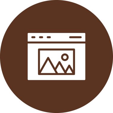 Web simgesi vektör illüstrasyonu