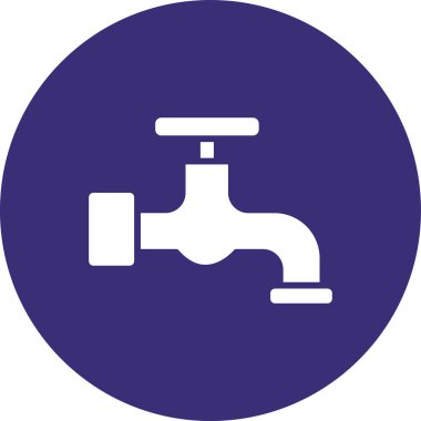 vektör su musluk simgesi