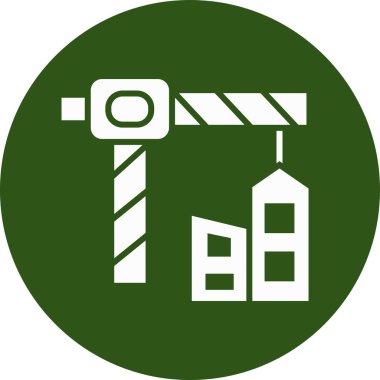 Modern yapı simgesinin vektör illüstrasyonu