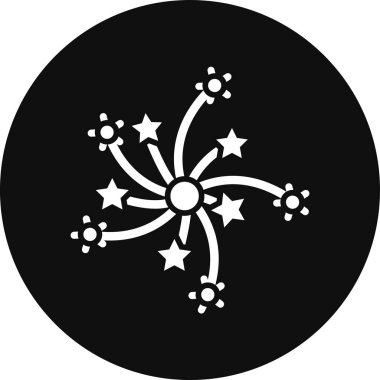 Bir çiçeğin vektör illüstrasyonu