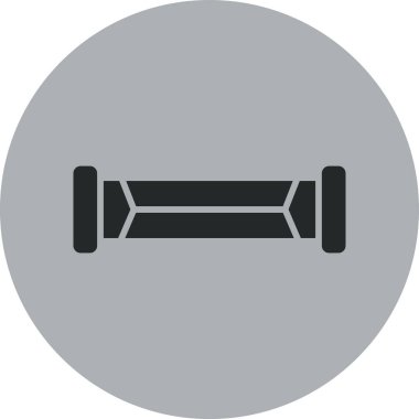 dambıl simgesi vektör illüstrasyonu