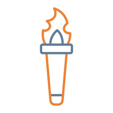 Vektör simge meşale