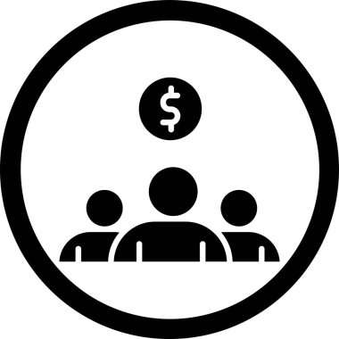 İnsan simgesinin vektör illüstrasyonu