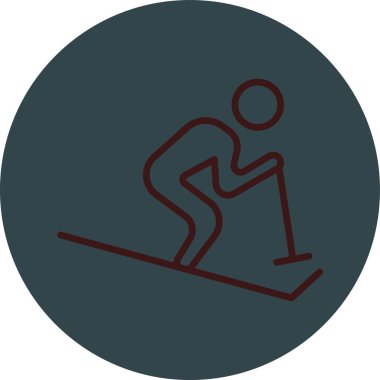 kayak simgesi vektör illüstrasyonu