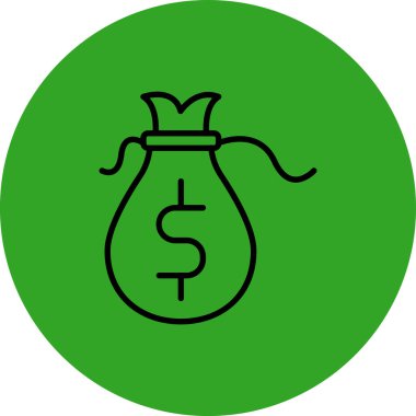 para çantası simgesi modaya uygun şekilde izole edilmiş arkaplan