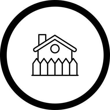 ev web simgesi, vektör illüstrasyonu