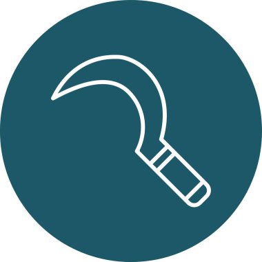 Tek bir simgenin vektör illüstrasyonu