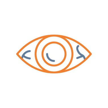 Göz bakım ikonu vektör illüstrasyon tasarımı