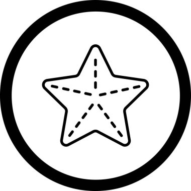 yıldız simgesi vektör illüstrasyonu