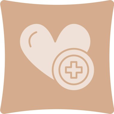 Tıbbi bir ikon. vektör illüstrasyonu.