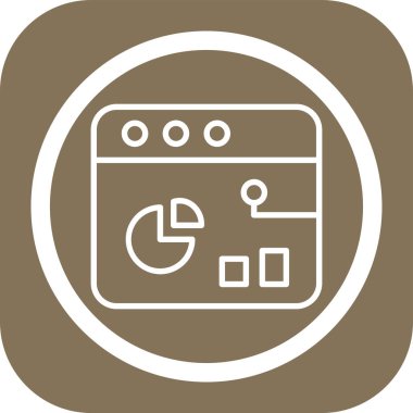 seo modern simgesinin vektör illüstrasyonu