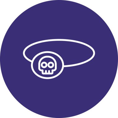 Bir Cadılar Bayramı simgesinin vektör illüstrasyonu