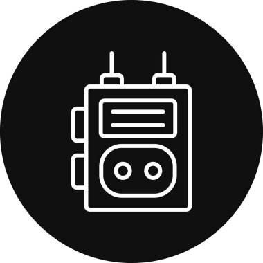 vektör radyo simgesi, illüstrasyon