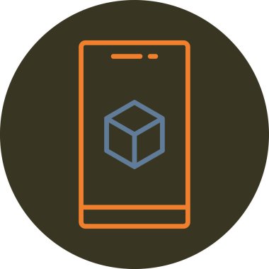 Vektör Mobil simge illüstrasyonu