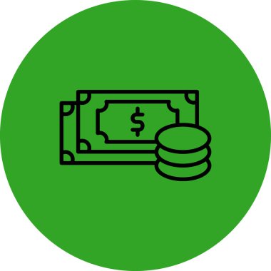 para simgesi vektör illüstrasyonu