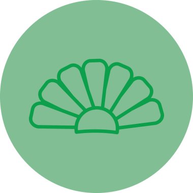 Kabuk simge vektör çizim